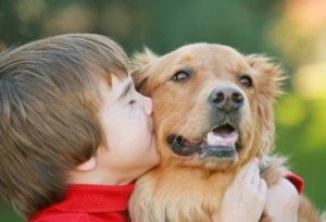 dogs-and-kids-boy-kissing-dog